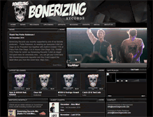 Tablet Screenshot of bonerizingrecords.com